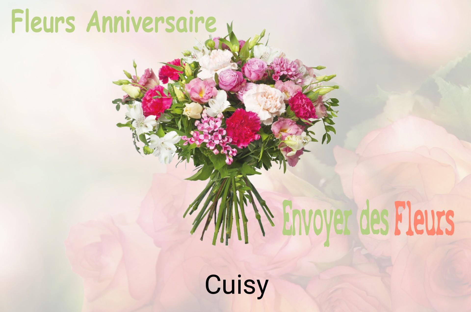 Bouquet de fleurs d’anniversaire livré à Cuisy